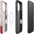 California Flag Dark Wood iPhone 16 Plus Magsafe Impact Case